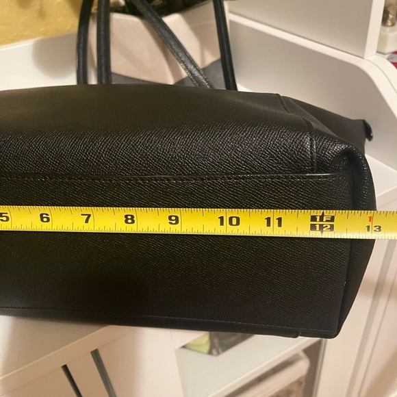 Coach Black Tote with Gold Accents - Picture 11 of 13